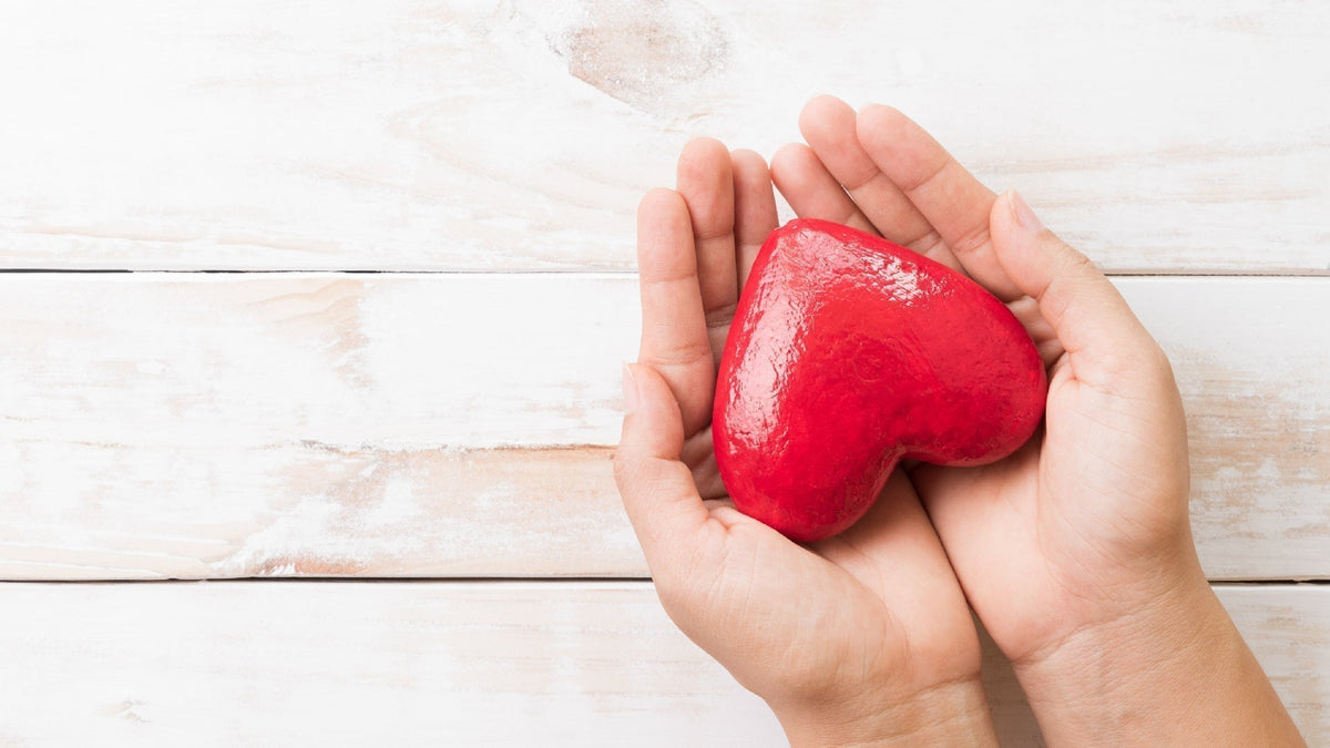 hands holding love heart