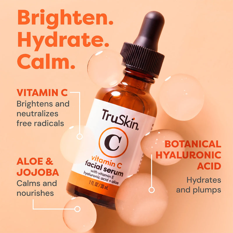 Vitamin C Serum for Face — 1 oz — key ingredients and what they do