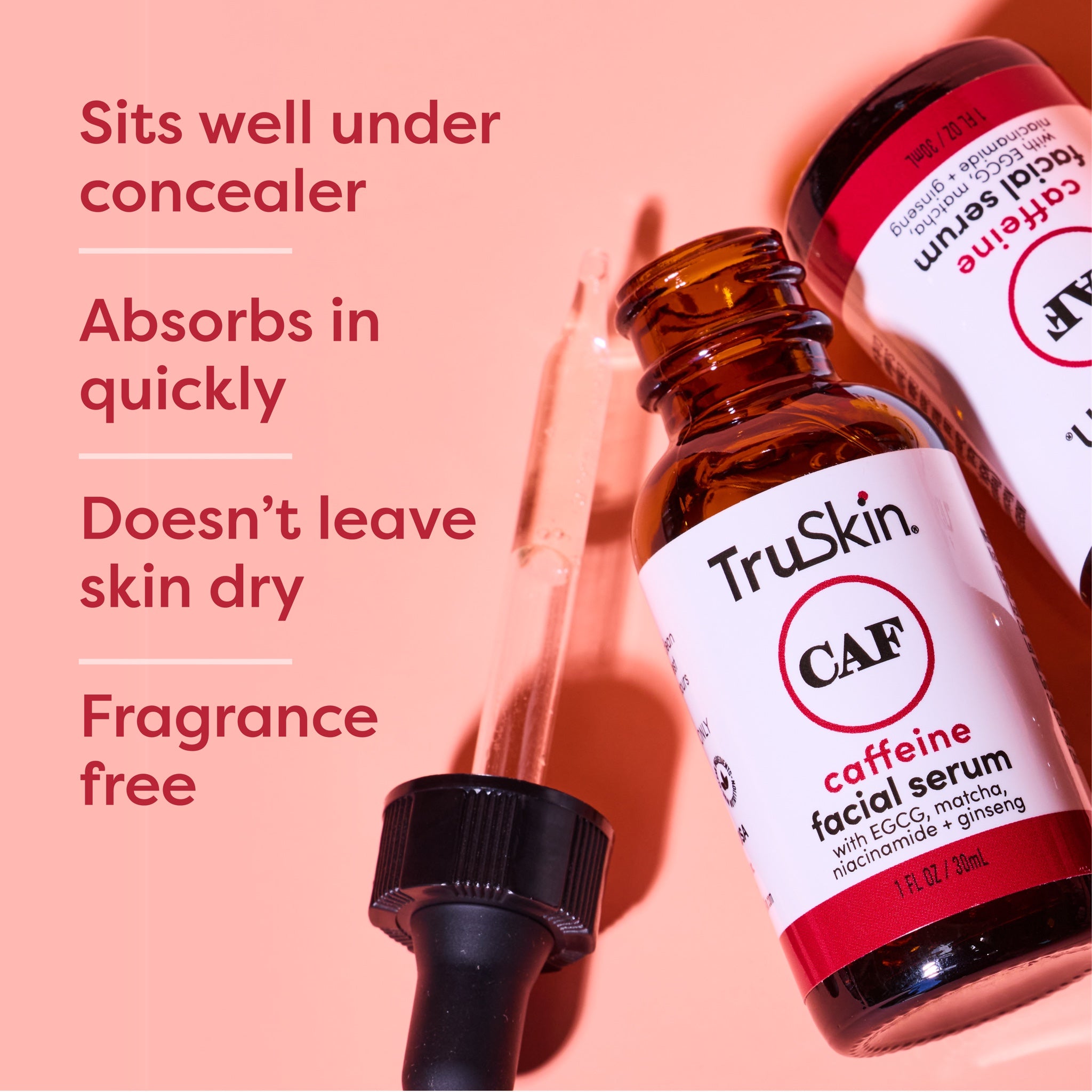 Caffeine Facial Serum — product features