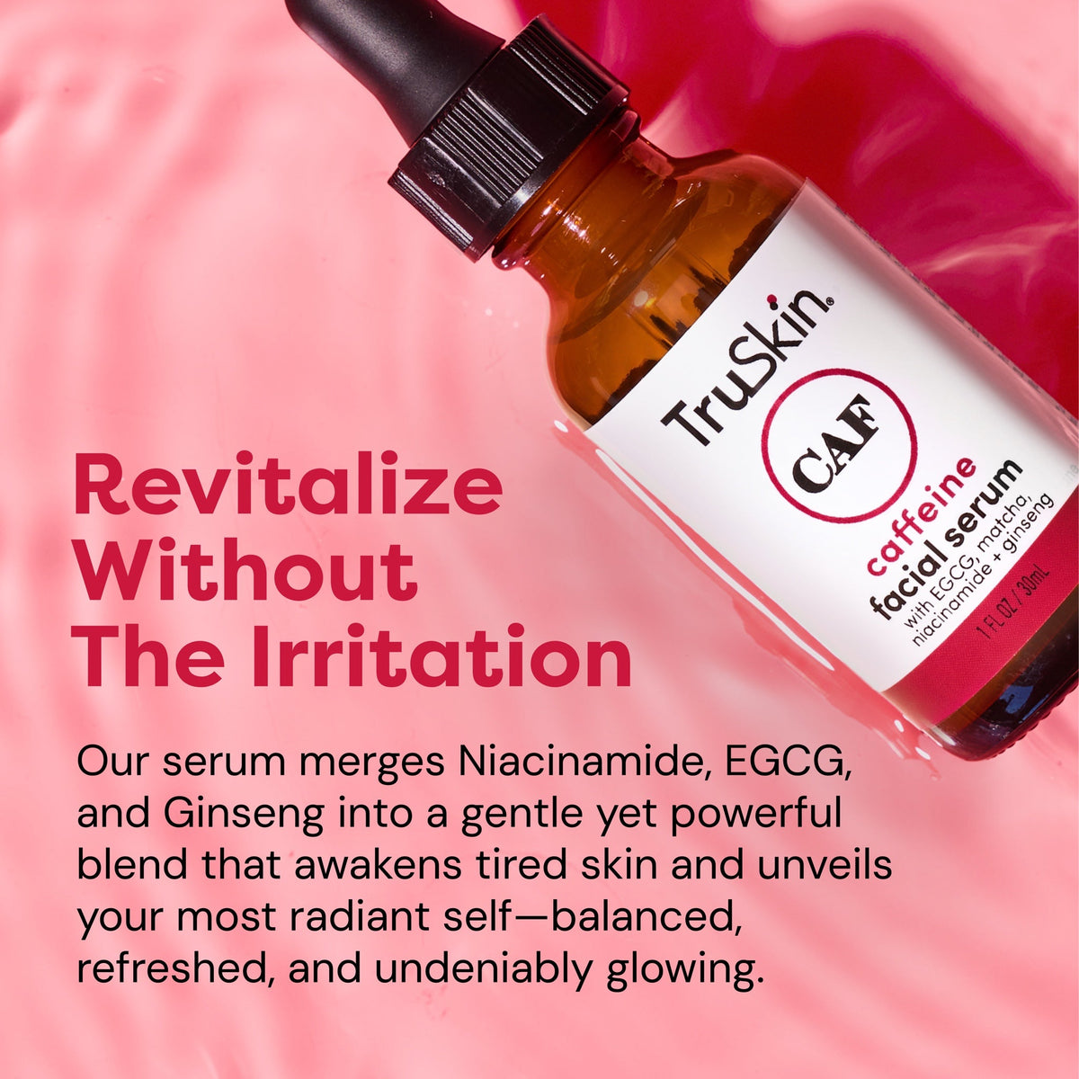 Caffeine Facial Serum — product features