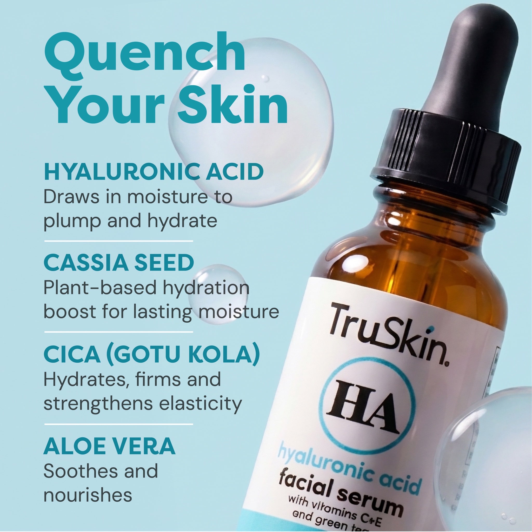 Hyaluronic Acid Serum — 1 oz — key ingredients and what they do