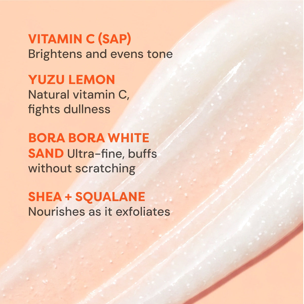 Vitamin C Brightening Facial Scrub — benefits