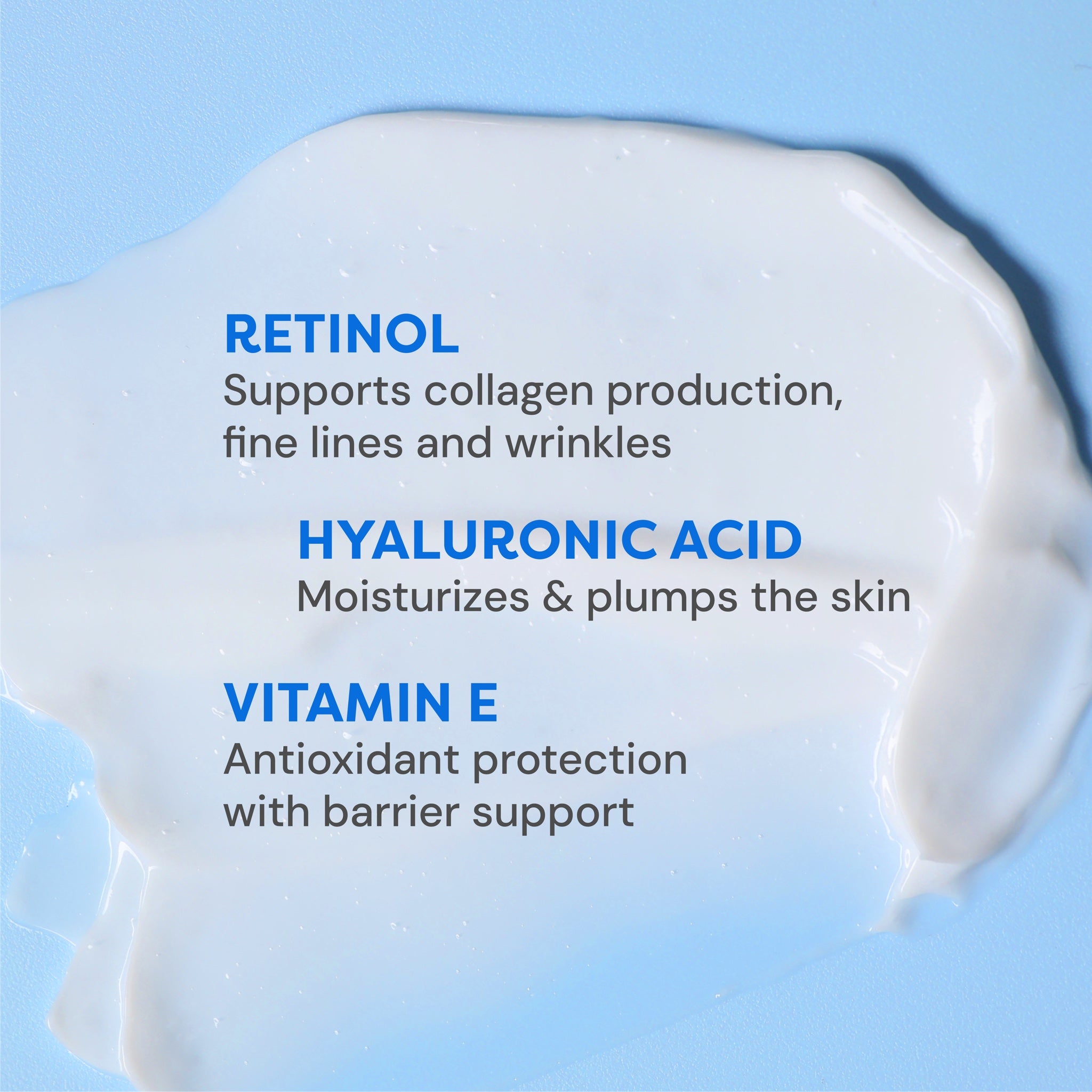 Retinol Smoothing Moisturizer — 4 oz — key ingredients and what they do