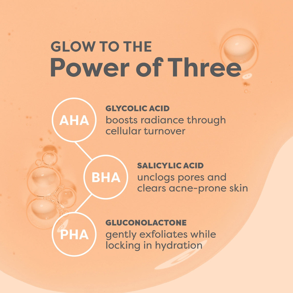 AHA/BHA/PHA Toner — product features
