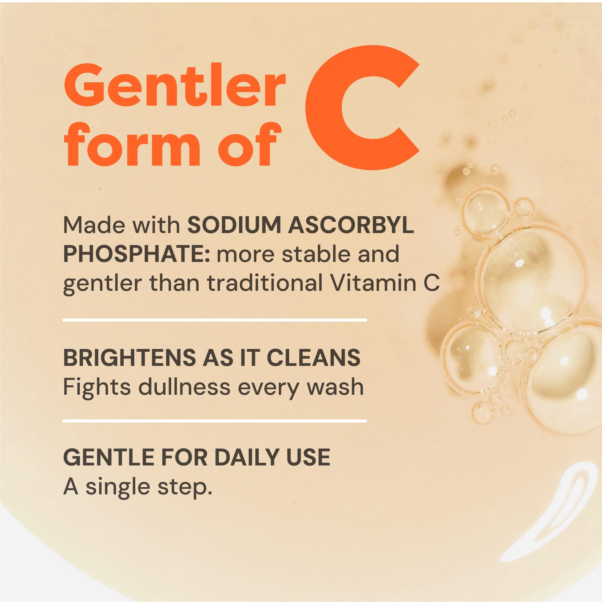 Vitamin C Brightening Cleanser — 5 oz — made with sodium ascorbyl phosphate