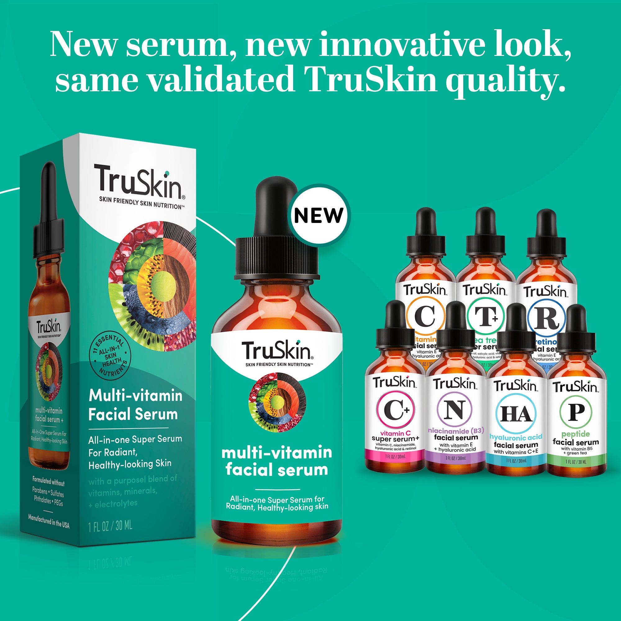 TruSkin Multi-Vitamin Facial Serum+