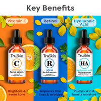 Age Defying 3-Pack Bundle with Vitamin C Serum, Retinol Serum and Hyaluronic Acid