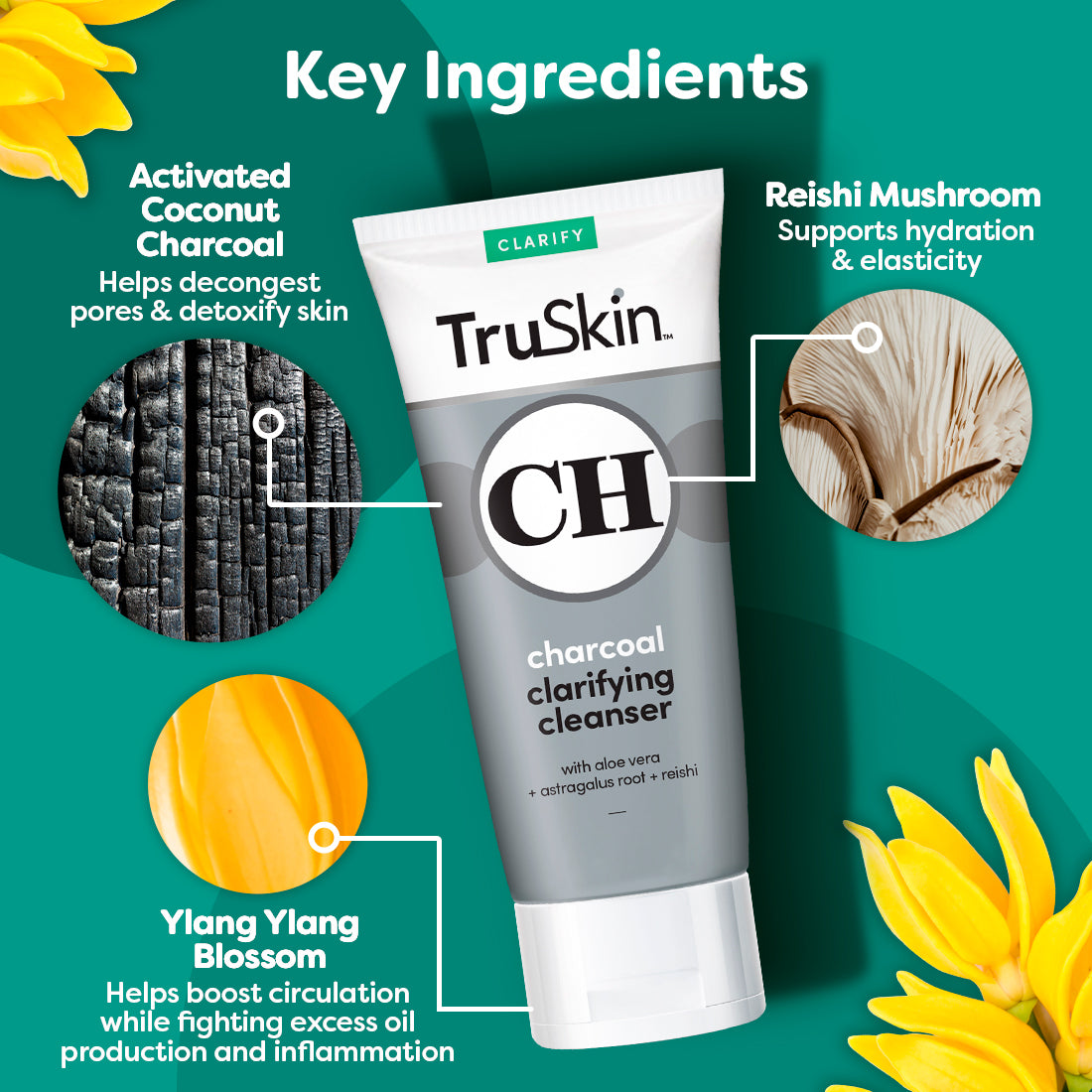 TruSkin Charcoal Clarifying Cleanser