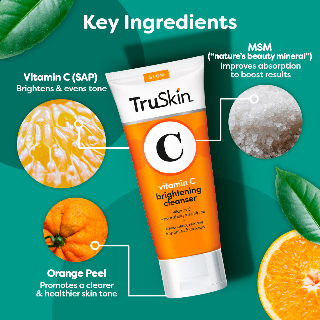 TruSkin Vitamin C Brightening Cleanser