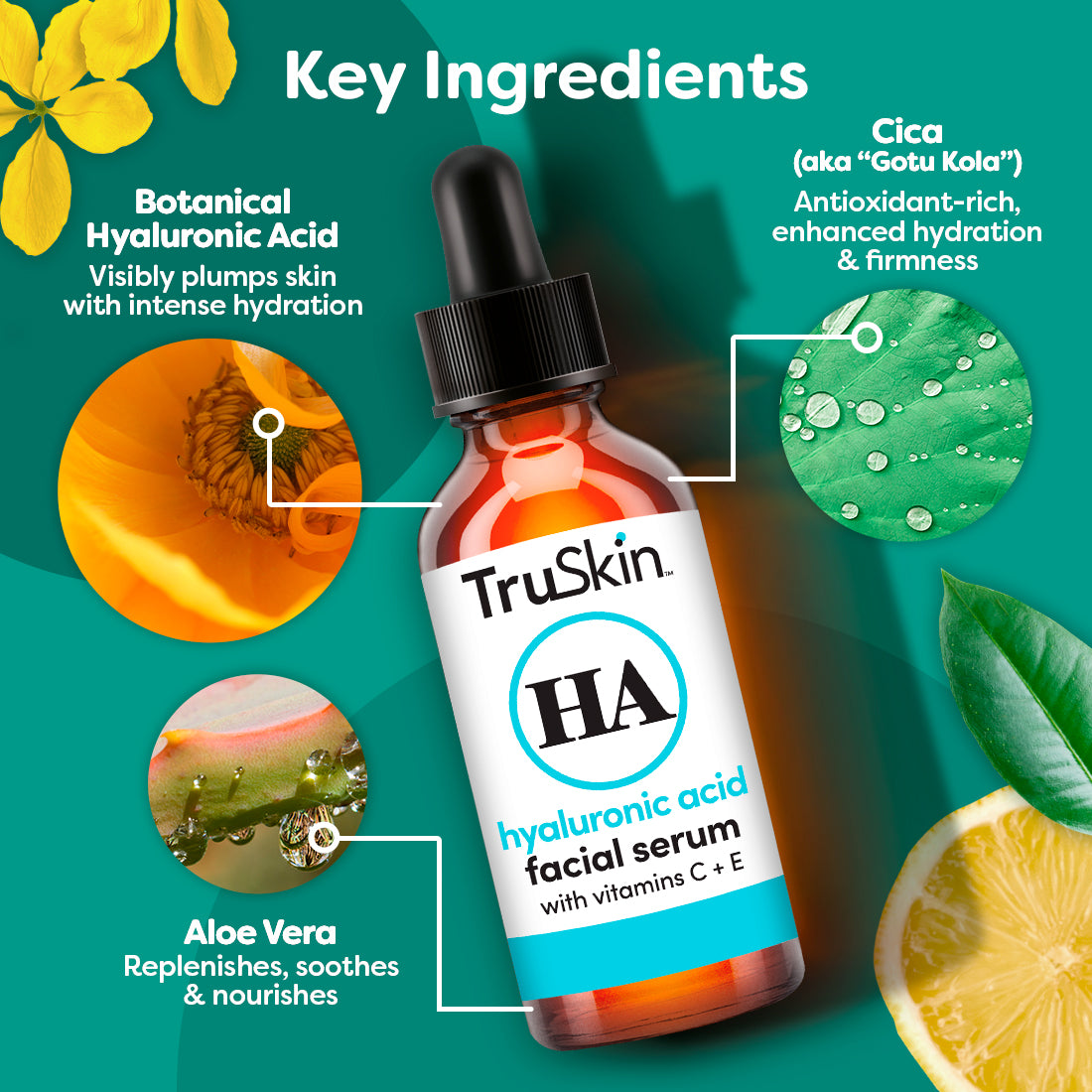 TruSkin Age Defying 3-Pack Bundle with Vitamin C Serum, Retinol Serum and Hyaluronic Acid